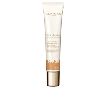 CLARINS-SKIN ILLUSION TINTED MOISTURIZER tratamento antienvelhecimento com cor e brilho FPS 25 #05 40 ml-DrShampoo - Perfumaria e Cosmética Image principale du produit