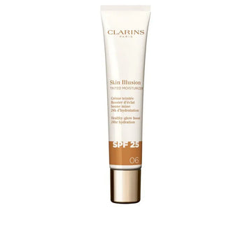 CLARINS-SKIN ILLUSION TINTED MOISTURIZER tratamento antienvelhecimento com cor e brilho FPS 25 #06 40 ml-DrShampoo - Perfumaria e Cosmética Image principale du produit
