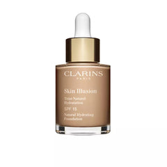 CLARINS-SKIN ILLUSION matiz hidratação natural 108 areia 30 ml-DrShampoo - Perfumaria e Cosmética