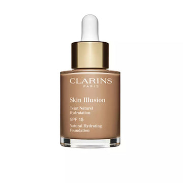 CLARINS-SKIN ILLUSION matiz hidratação natural 112 âmbar 30 ml-DrShampoo - Perfumaria e Cosmética Image principale du produit