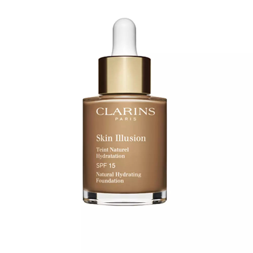 CLARINS-SKIN ILLUSION matiz hidratação natural 114 cappuccino 30ml-DrShampoo - Perfumaria e Cosmética