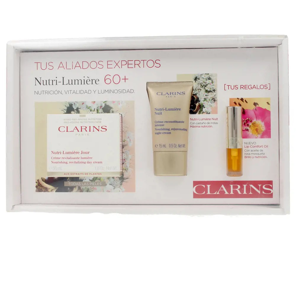 CLARINS-Set NUTRI LUMIERÈ 3 pz-DrShampoo - Perfumaria e Cosmética