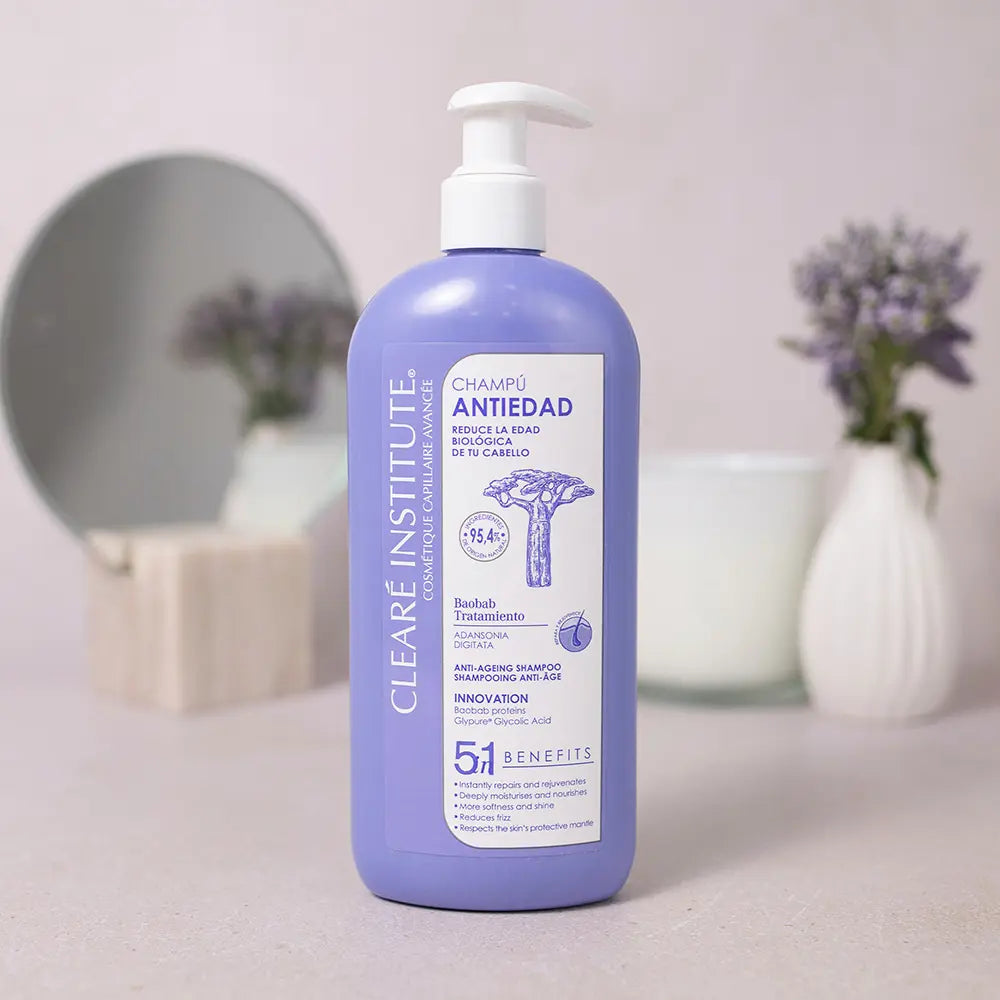 CLEARÉ INSTITUTE-CHAMPÔ ANTI-IDADE 400 ml-DrShampoo - Perfumaria e Cosmética