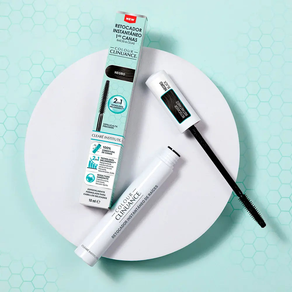 CLEARÉ INSTITUTE-COLOUR CLINUANCE Retocador Instantâneo de Raiz Cinza Louro Escuro 10 ml.-DrShampoo - Perfumaria e Cosmética