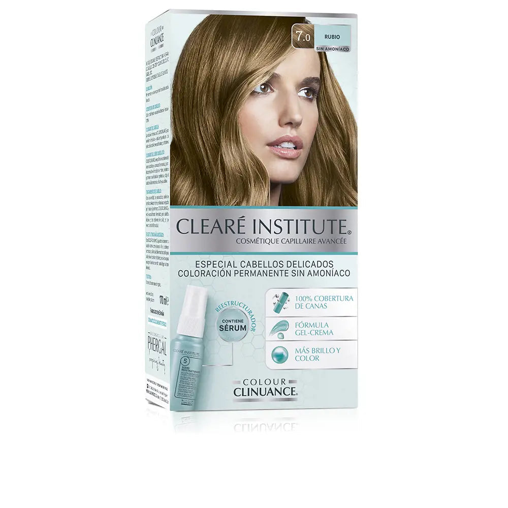 CLEARÉ INSTITUTE-COLOUR CLINUANCE cabelos delicados 70 loiro 1 u.-DrShampoo - Perfumaria e Cosmética