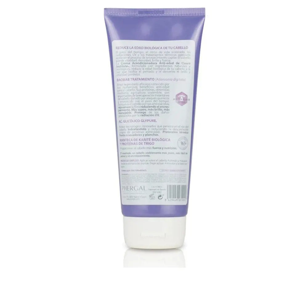 CLEARÉ INSTITUTE-Creme condicionador ANTI-IDADE 200 ml-DrShampoo - Perfumaria e Cosmética