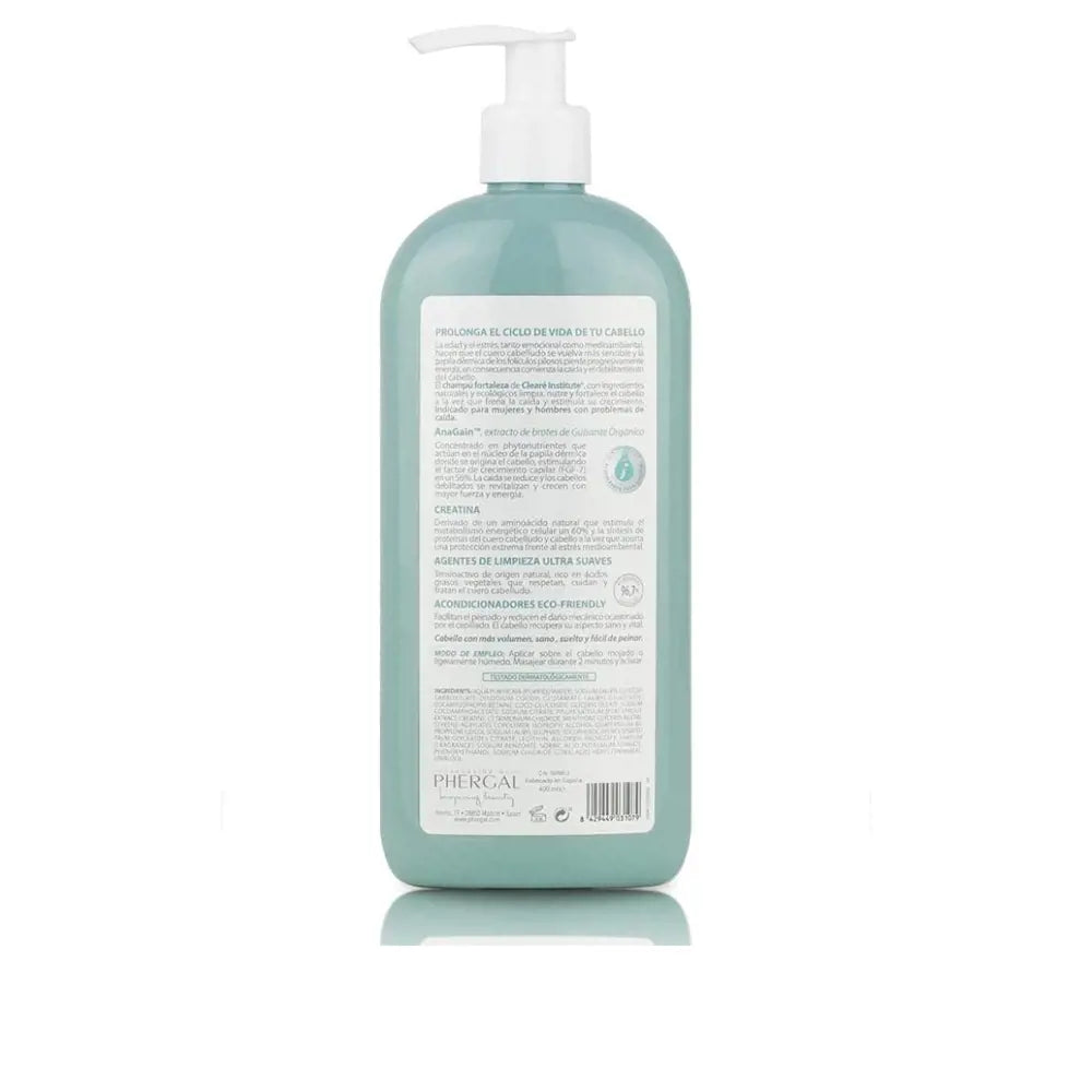 CLEARÉ INSTITUTE-FORTALEZA ANTICAÍDA xampu 400 ml.-DrShampoo - Perfumaria e Cosmética