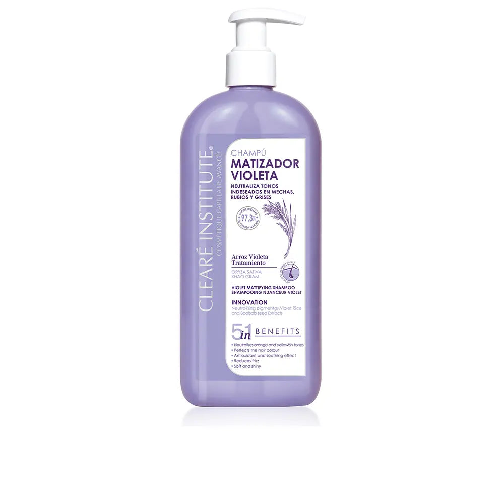 CLEARÉ INSTITUTE-MATIZADOR VIOLETA CHAMPÔ 400 ml-DrShampoo - Perfumaria e Cosmética Image principale du produit