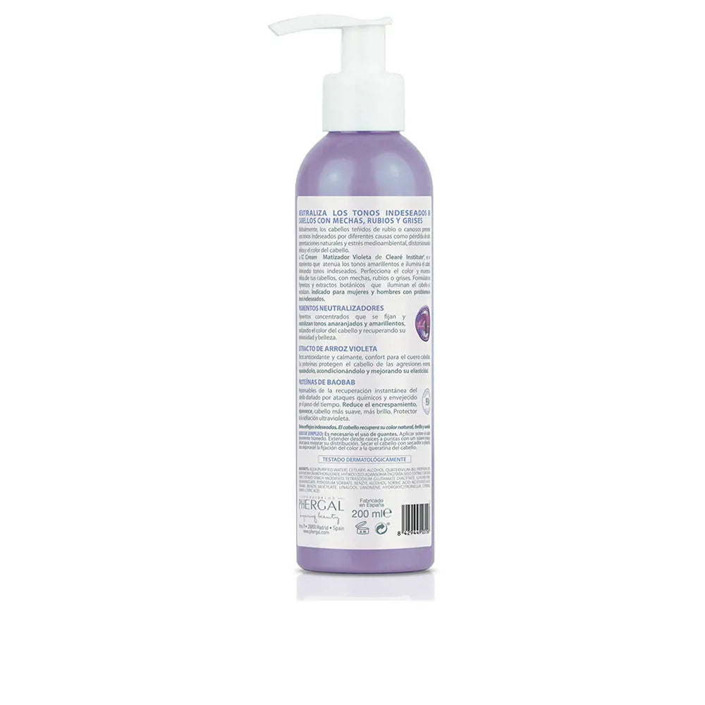 CLEARÉ INSTITUTE-MATIZADOR violeta CC cream 200 ml-DrShampoo - Perfumaria e Cosmética