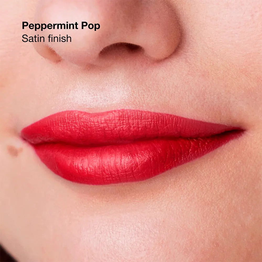 CLINIQUE-BATOM LONGA DURAÇÃO SATIN Peppermint Pop 1 u.-DrShampoo - Perfumaria e Cosmética