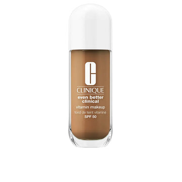 CLINIQUE-Base de maquiagem EVEN BETTER CLINICAL VITAMIN com proteção solar SPF50 3 Médio Escuro Quente 30 ml.-DrShampoo - Perfumaria e Cosmética Image principale du produit