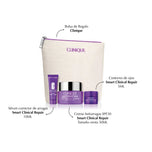 CLINIQUE-Conjunto de 4 peças de creme antirrugas SMART CLINICAL REPAIR FPS 30-DrShampoo - Perfumaria e Cosmética