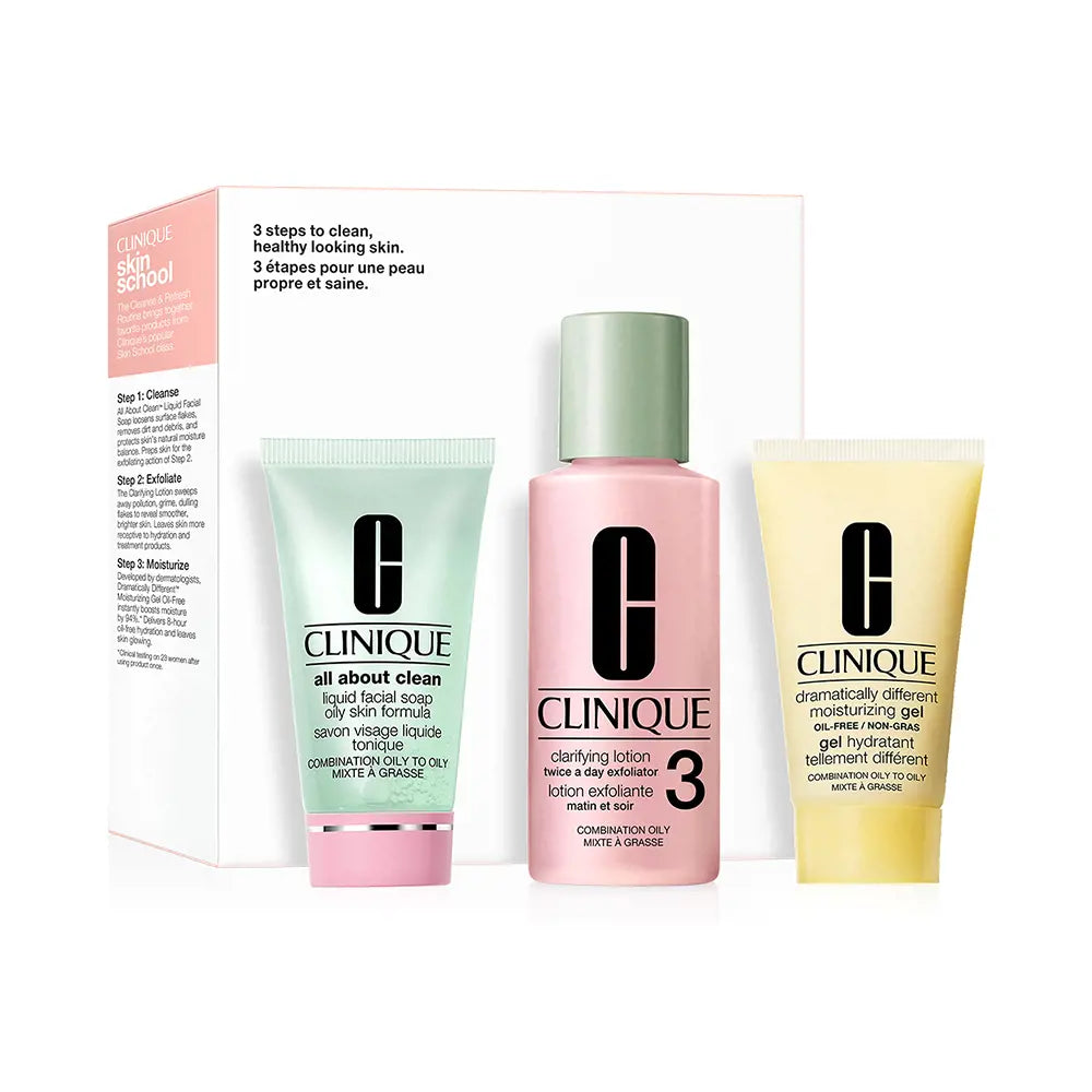 CLINIQUE-ESCOLA DA PELE LOTE 3 pz-DrShampoo - Perfumaria e Cosmética