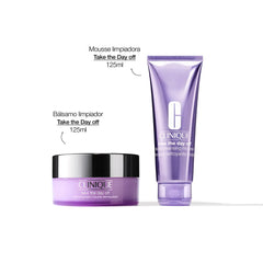 CLINIQUE-LEVE O DIA DE FOLGA CASE DE DUPLA LIMPEZA 2 pcs.-DrShampoo - Perfumaria e Cosmética