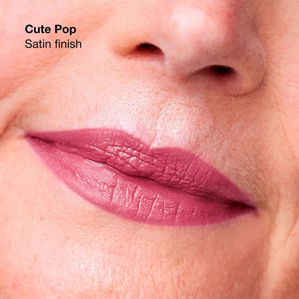 CLINIQUE-POP LONGWEAR SATIN batom Cute Pop 1 unidade.-DrShampoo - Perfumaria e Cosmética