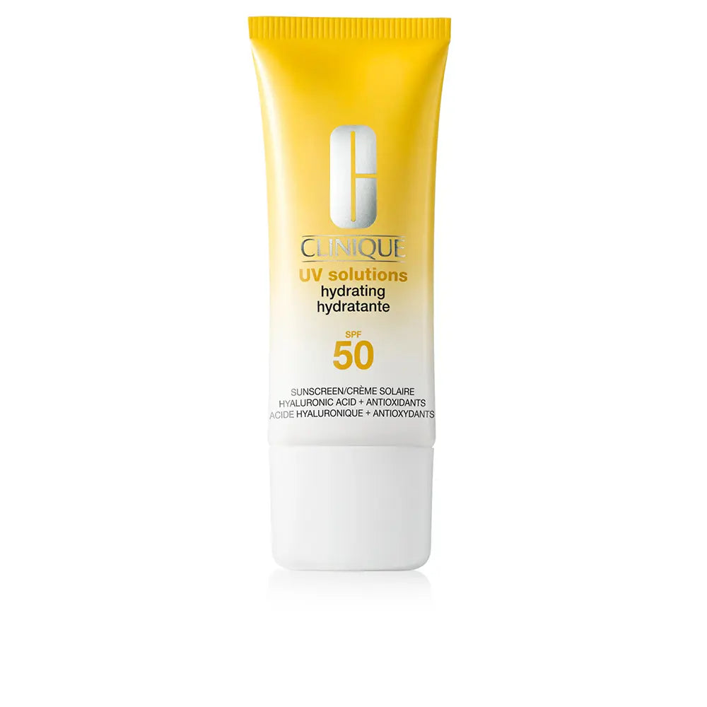 CLINIQUE-Protetor solar hidratante UV SOLUTIONS FPS50 40 ml.-DrShampoo - Perfumaria e Cosmética