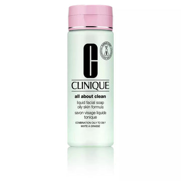 CLINIQUE-SABONETE LÍQUIDO FACIAL pele oleosa com pump 200 ml-DrShampoo - Perfumaria e Cosmética Imagem principal do produto