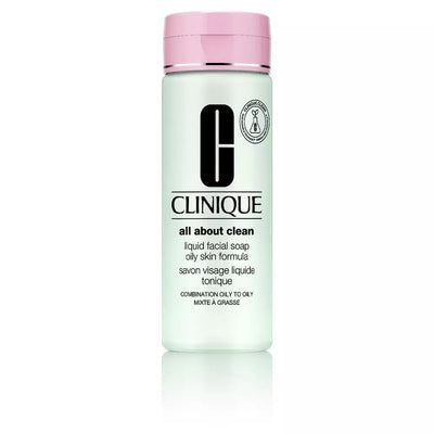 CLINIQUE-SABONETE LÍQUIDO FACIAL pele oleosa com pump 200 ml-DrShampoo - Perfumaria e Cosmética