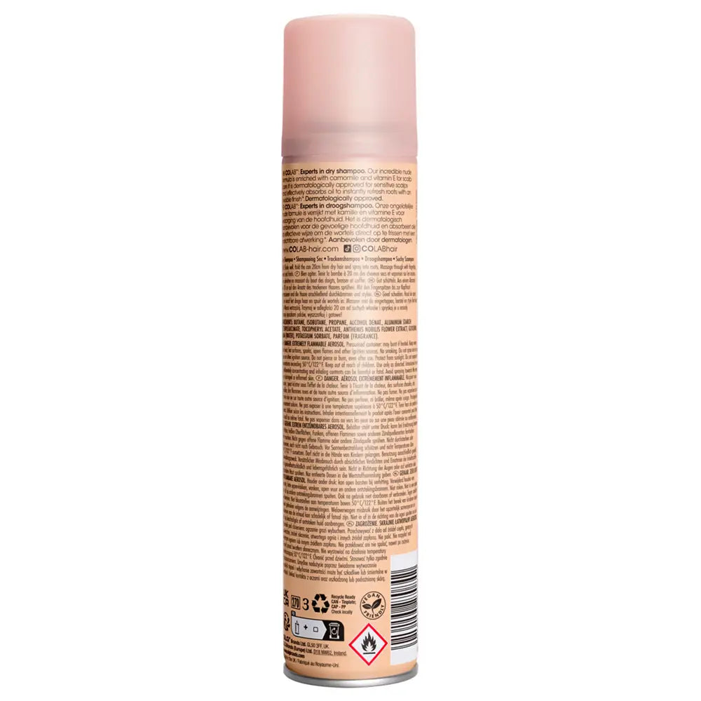 COLAB-PURE NUDE shampoo seco 200 ml.-DrShampoo - Perfumaria e Cosmética