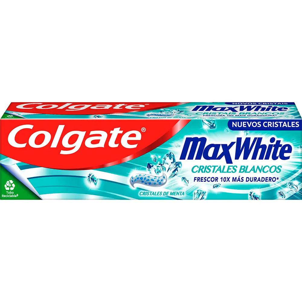COLGATE-MAX BRANCO CRISTAIS BRANCOS pasta de dentes 75 ml-DrShampoo - Perfumaria e Cosmética