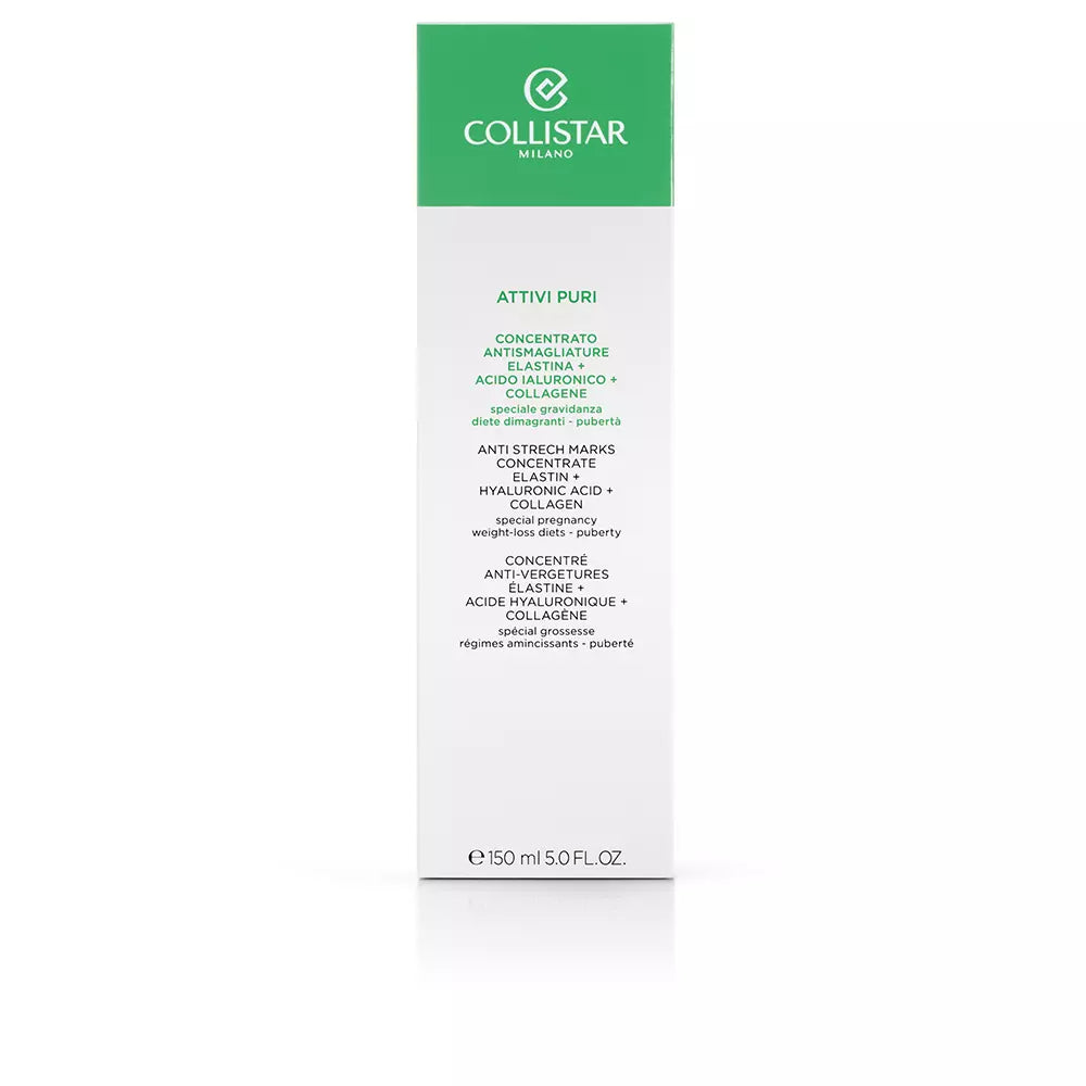 COLLISTAR-ATTIVI PURI concentrado antiestrías elastina + ácido hialurónico + colágeno 150 ml-DrShampoo - Perfumaria e Cosmética