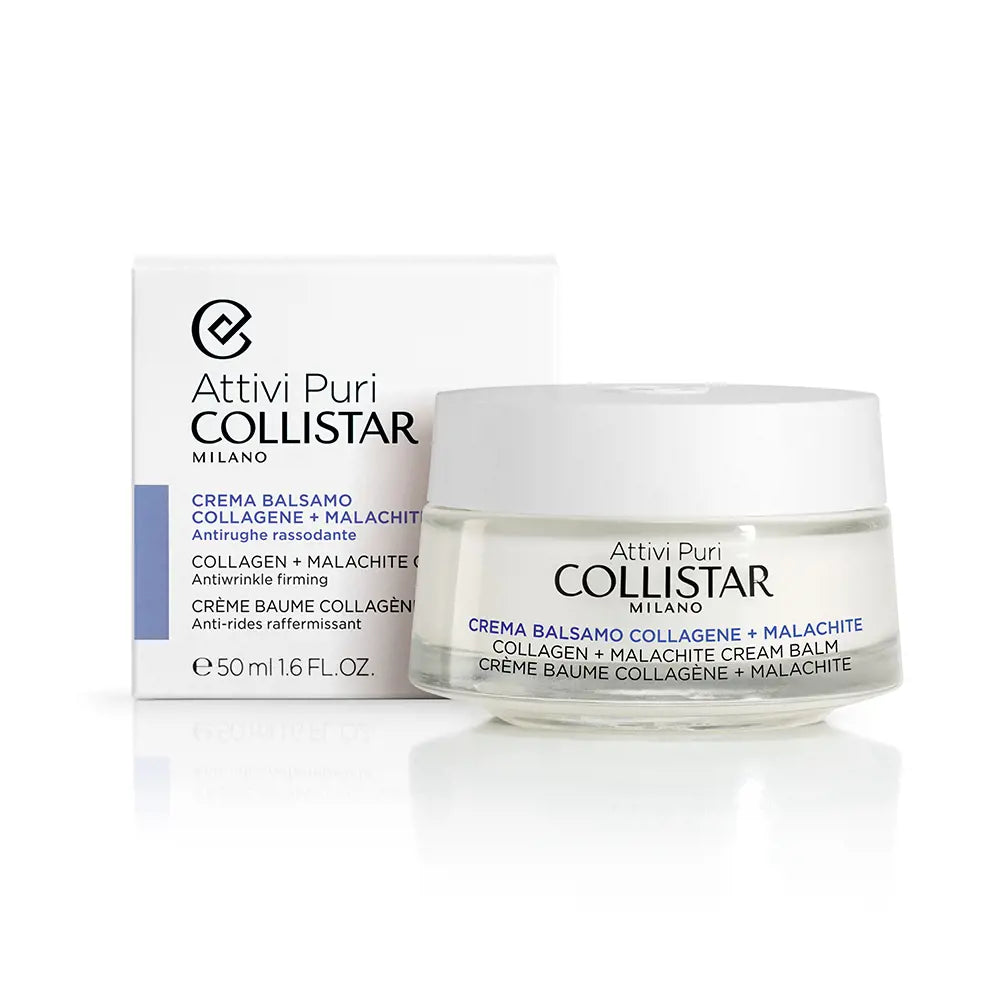 COLLISTAR-ATTIVI PURI crema bálsamo colágeno + malaquita 50 ml-DrShampoo - Perfumaria e Cosmética