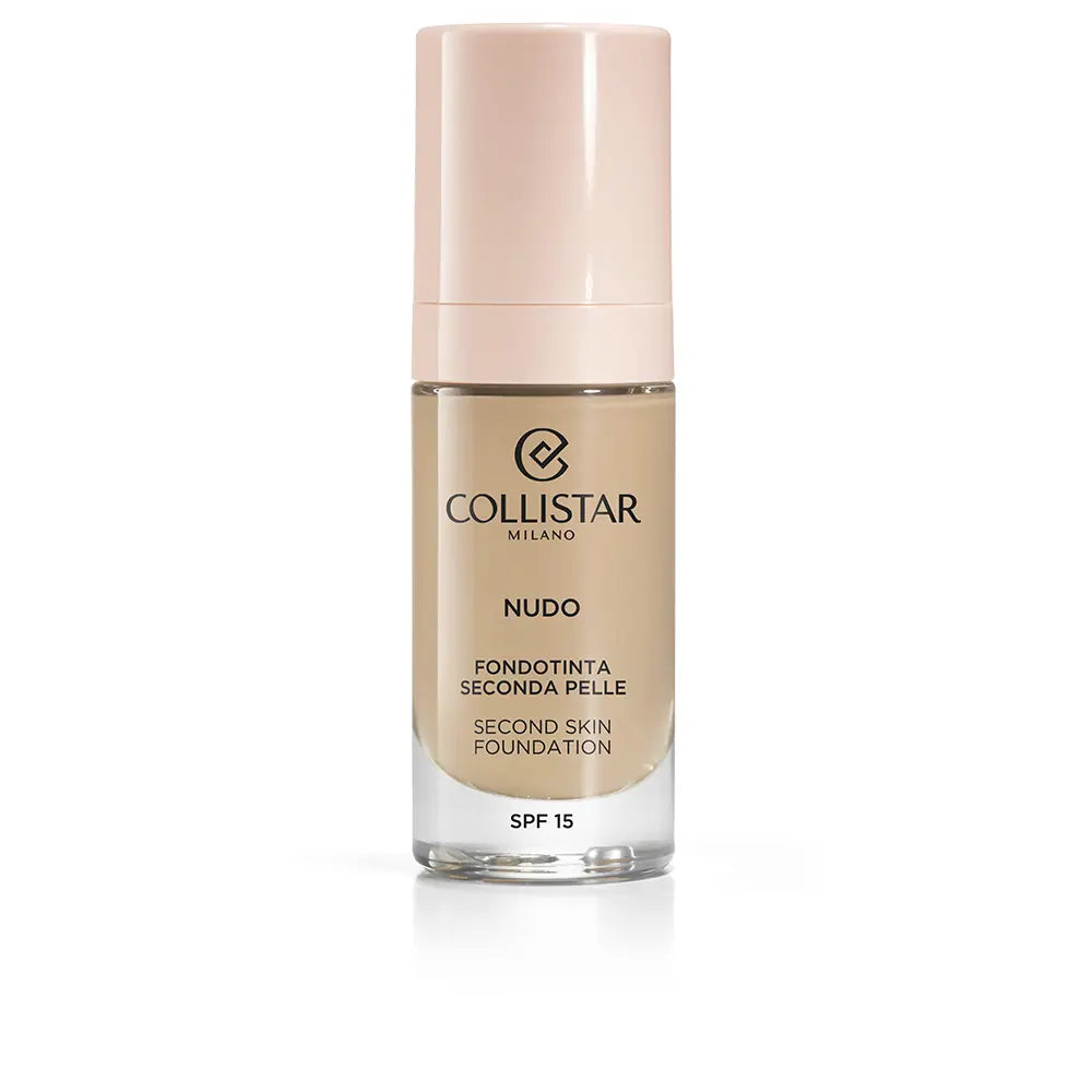 COLLISTAR-NUDO base segunda pele FPS15 2N bege 30 ml-DrShampoo - Perfumaria e Cosmética