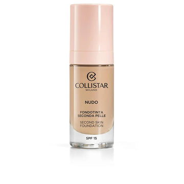 COLLISTAR-NUDO base segunda pele SPF15 2R bege rosado 30 ml-DrShampoo - Perfumaria e Cosmética Imagem principal do produto