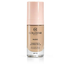 COLLISTAR-NUDO base segunda pele SPF15 2R bege rosado 30 ml-DrShampoo - Perfumaria e Cosmética