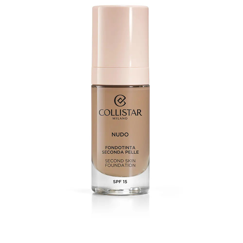 COLLISTAR-Nudo base segunda pele FPS15 5N âmbar 30 ml.-DrShampoo - Perfumaria e Cosmética