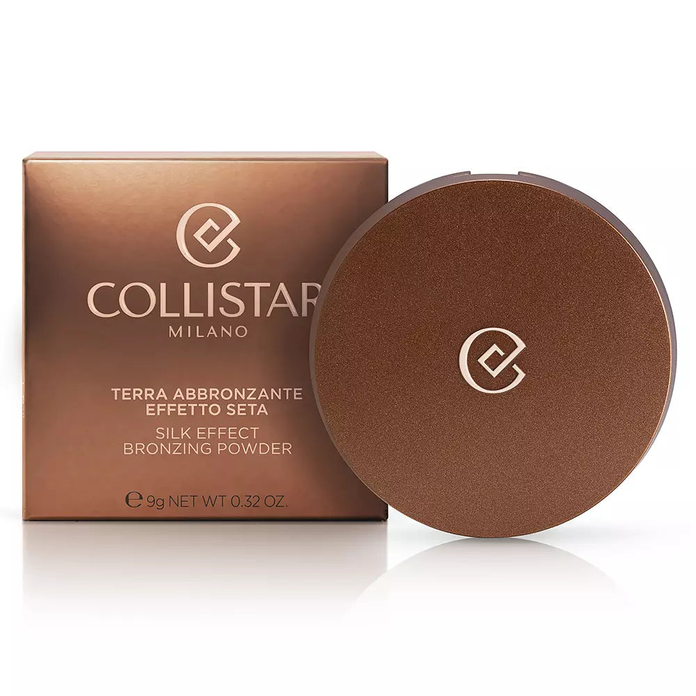 COLLISTAR-Pó bronzeador EFEITO SEDA 9 cristais de sol brilho 10-DrShampoo - Perfumaria e Cosmética