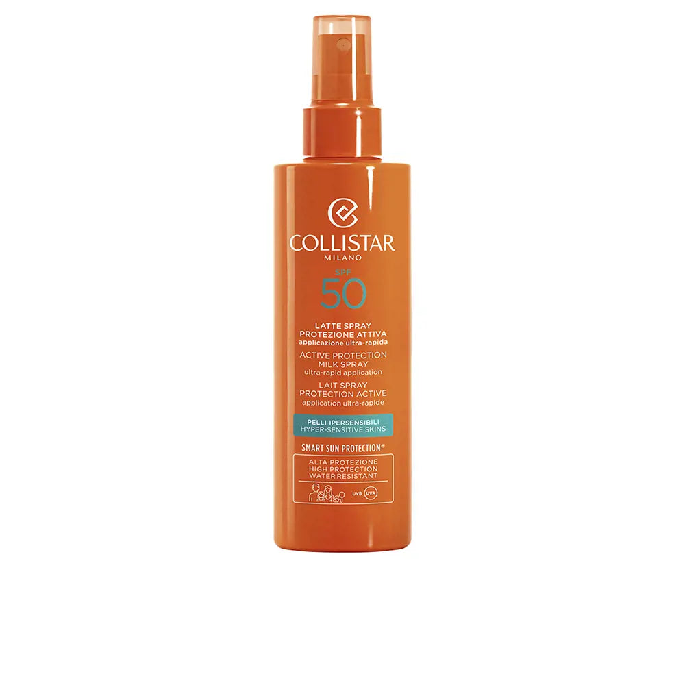 COLLISTAR-SPRAY SOLAR leite proteção ativa SPF50+ 200 ml.-DrShampoo - Perfumaria e Cosmética