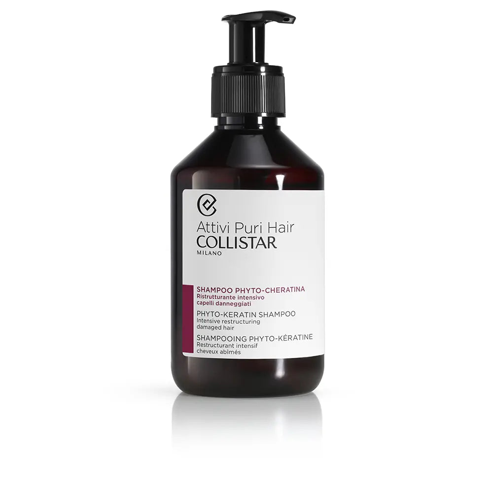 COLLISTAR-Shampoo reestruturante PHYTOKERATINA 250 ml-DrShampoo - Perfumaria e Cosmética