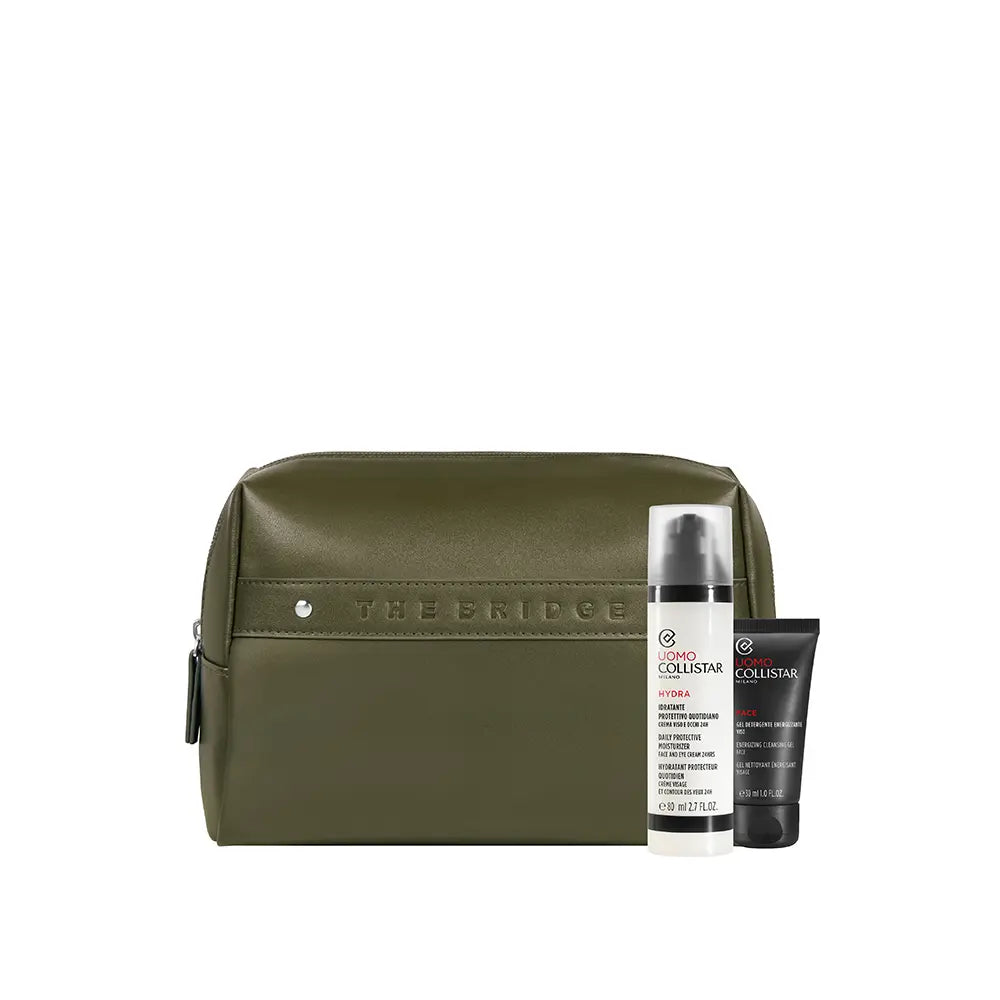 COLLISTAR-UOMO HYDRA HIDRATANTE PROTETOR DIÁRIO ESTOJO 3 pçs.-DrShampoo - Perfumaria e Cosmética