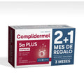 COMPLIDERMOL 5 ALFA PLUS cápsulas para queda de cabelo 180 unidades.