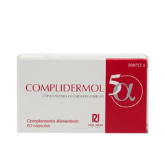 COMPLIDERMOL-COMPLIDERMOL cápsulas 5 ALPHA para queda de cabelo 60 unidades.-DrShampoo - Perfumaria e Cosmética