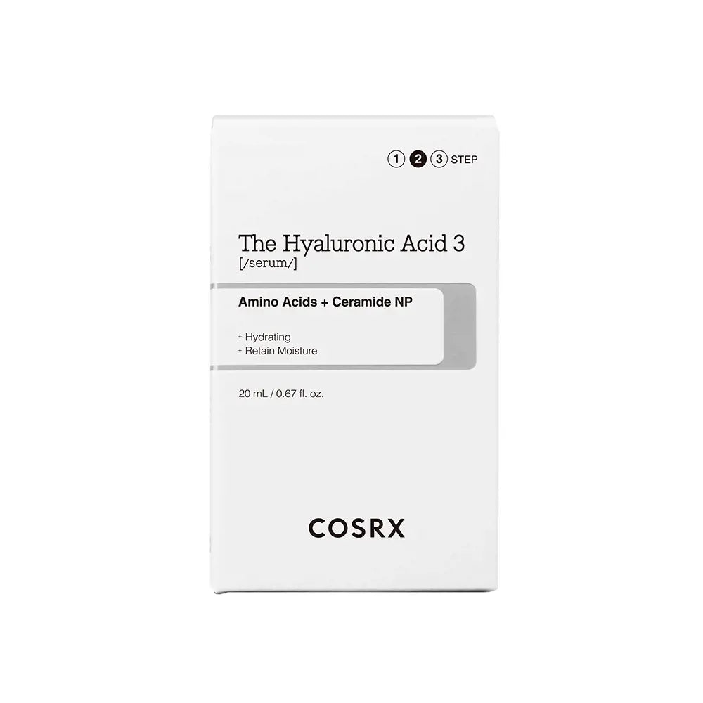 COSRX-O ÁCIDO HIALURÔNICO 3 soro 20 ml-DrShampoo - Perfumaria e Cosmética