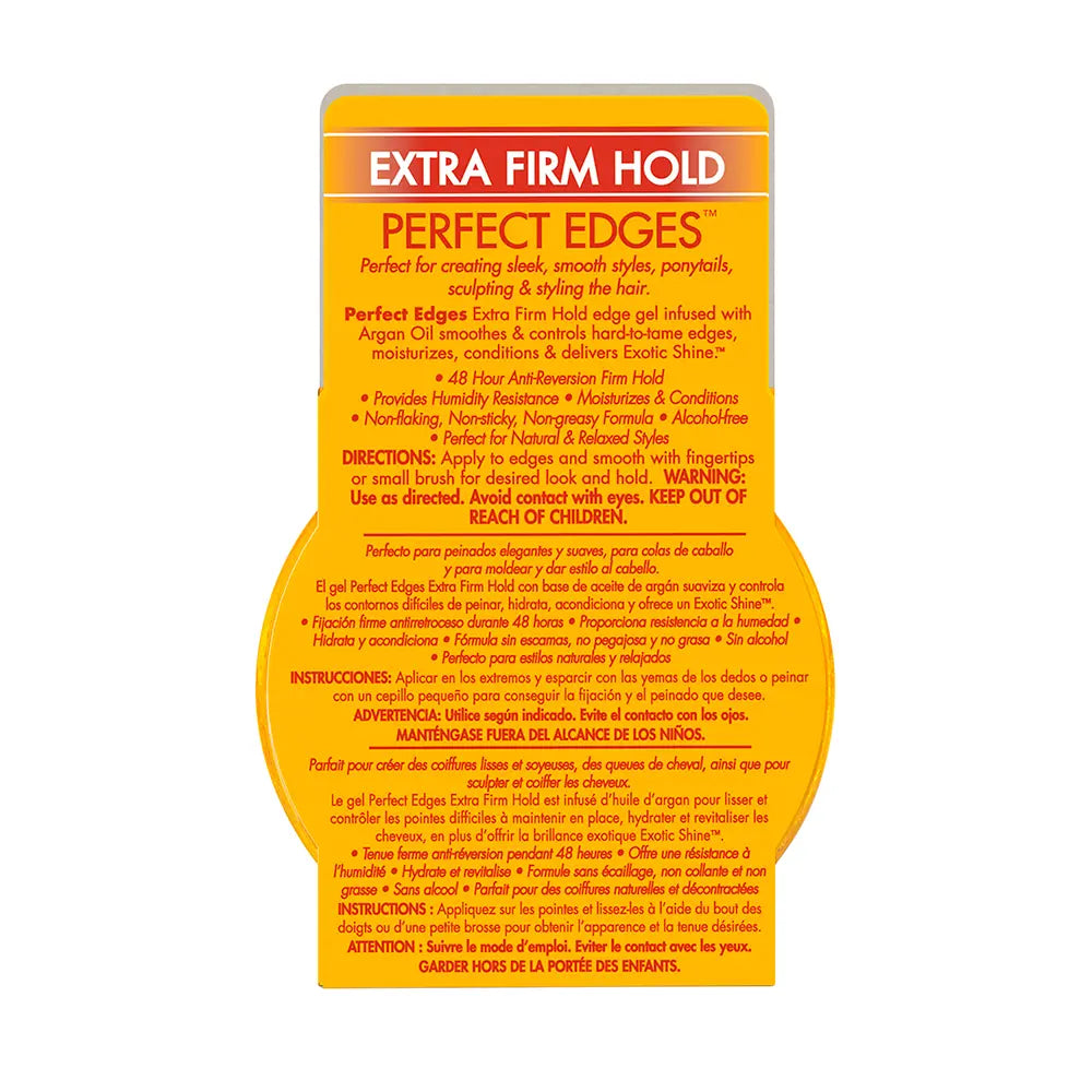CREME OF NATURE-Gel fixador de óleo de argan 63,7 ml-DrShampoo - Perfumaria e Cosmética