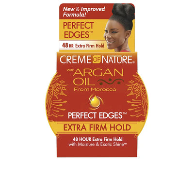 CREME OF NATURE-Gel fixador de óleo de argan 63,7 ml-DrShampoo - Perfumaria e Cosmética