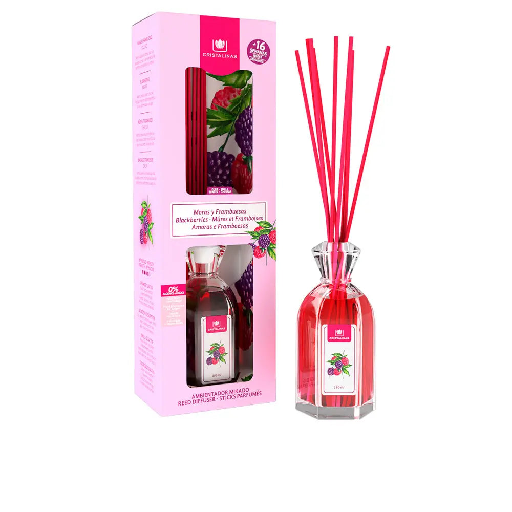 CRISTALINAS-Ambientador MIKADO 0 amoras e framboesas 180 ml-DrShampoo - Perfumaria e Cosmética