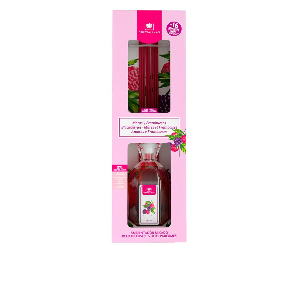 CRISTALINAS-Ambientador MIKADO 0 amoras e framboesas 180 ml-DrShampoo - Perfumaria e Cosmética