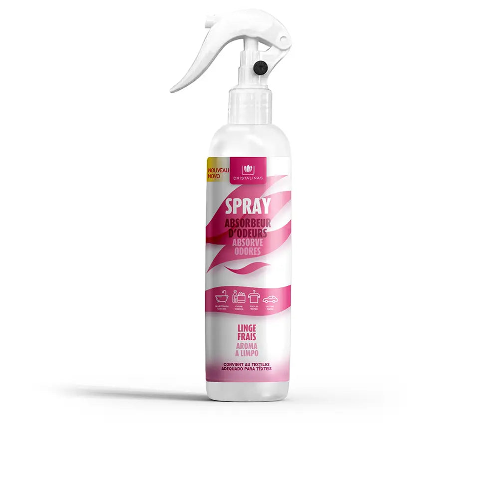 CRISTALINAS-SPRAY absorve odores aroma limpo 250 ml-DrShampoo - Perfumaria e Cosmética