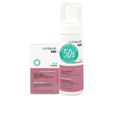 CUMLAUDE LAB-CLX OVULES + MOUSSE CAIXA 2 unidades.-DrShampoo - Perfumaria e Cosmética
