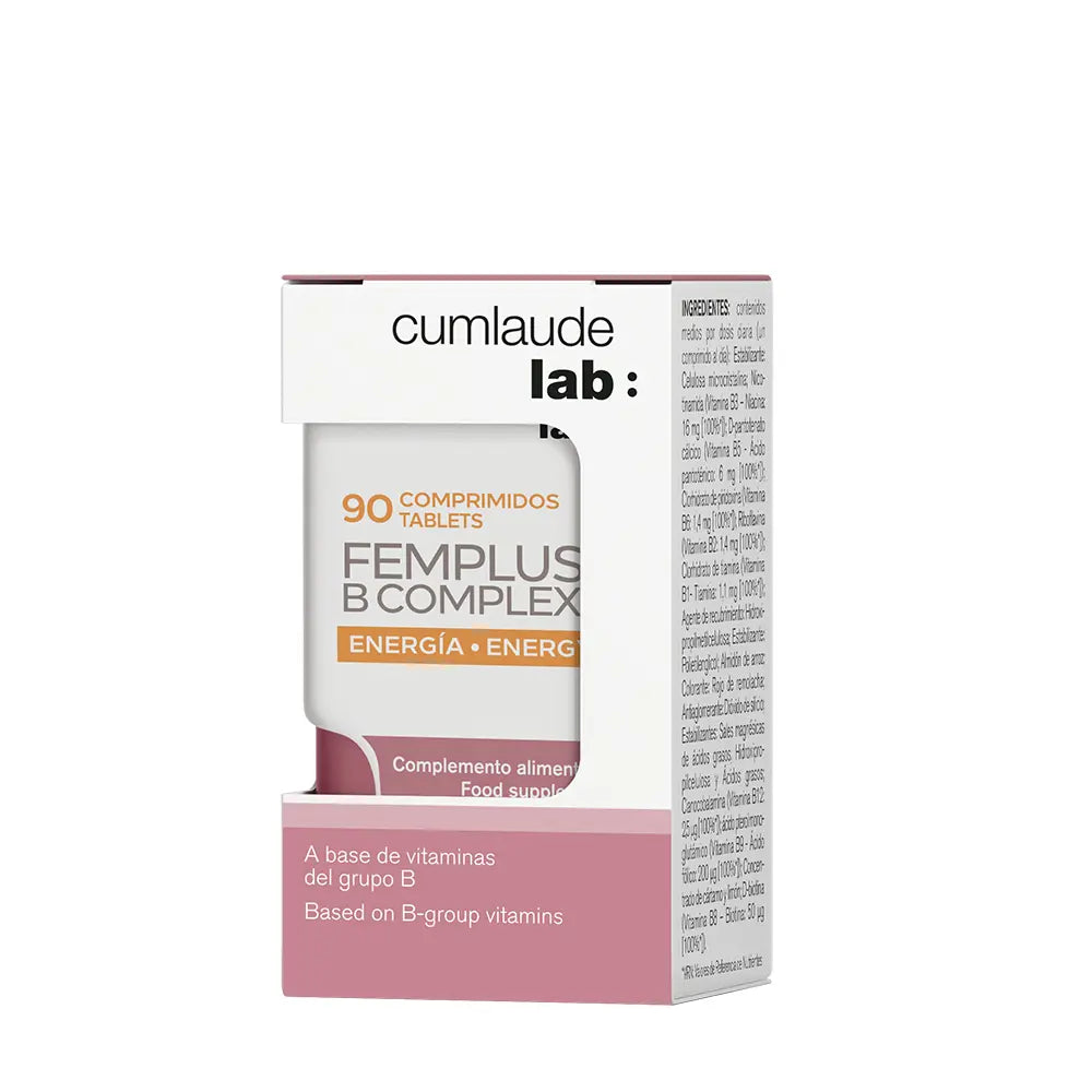 CUMLAUDE LAB-FEMPLUS B-COMPLEX comprimidos 90 unidades.-DrShampoo - Perfumaria e Cosmética