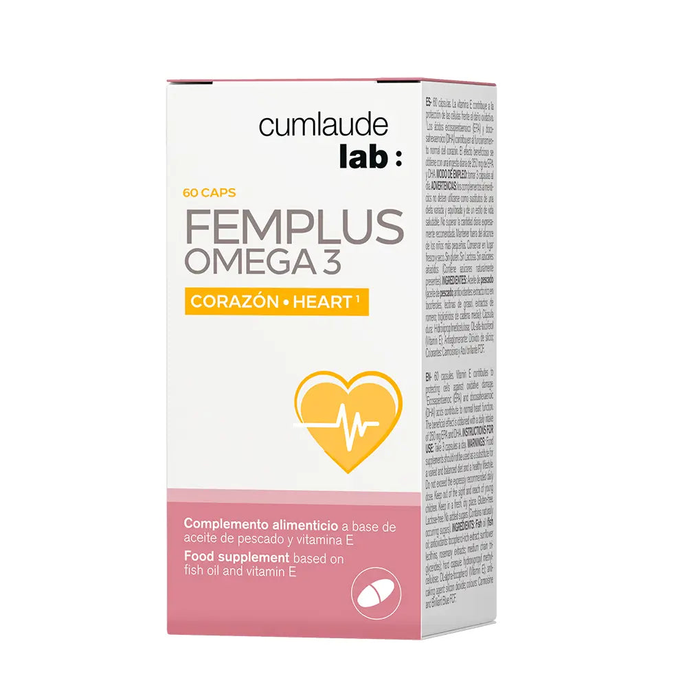 CUMLAUDE LAB-FEMPLUS OMEGA 3 comprimidos 60 unidades.-DrShampoo - Perfumaria e Cosmética