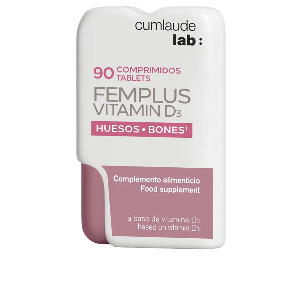 CUMLAUDE LAB-FEMPLUS VITAMINA D3 comprimidos 90 unidades.-DrShampoo - Perfumaria e Cosmética