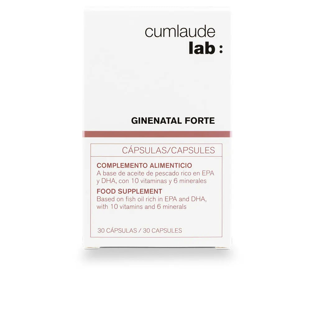 CUMLAUDE LAB-GINENATAL FORTE suplemento alimentar cápsulas 30 unidades-DrShampoo - Perfumaria e Cosmética