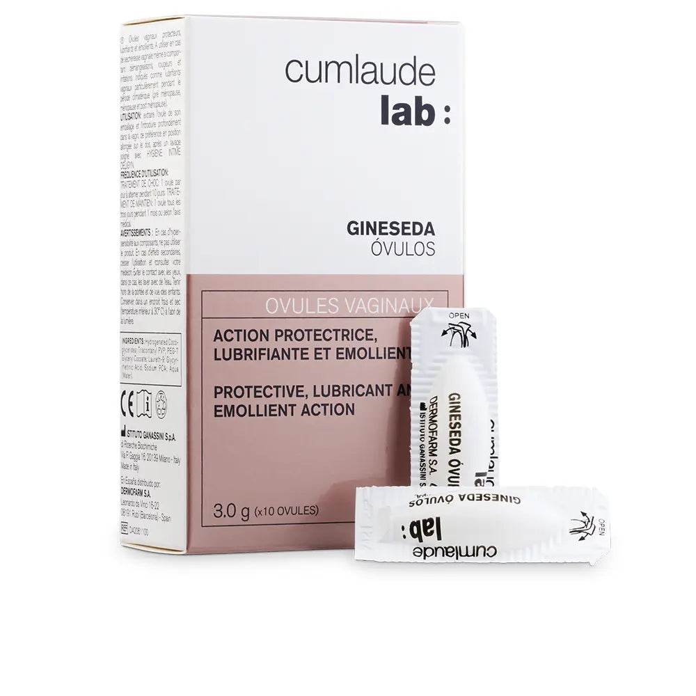 CUMLAUDE LAB-GINESEDA óvulos vaginais 10 x 3 g-DrShampoo - Perfumaria e Cosmética