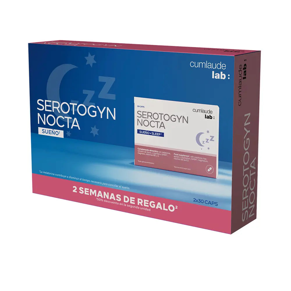 CUMLAUDE LAB-SEROTOGYN NOCTA cápsulas pacote 2 x 30 un.-DrShampoo - Perfumaria e Cosmética