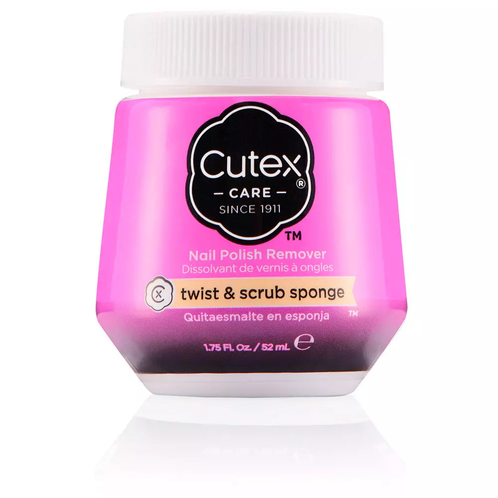 CUTEX-CUTEX SPONGE POLISH REMOVER twist & scrub 52 ml-DrShampoo - Perfumaria e Cosmética